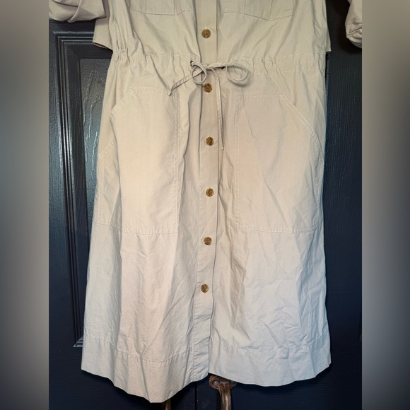 Banana Republic Utility Trench Dress Size M - Picture 4 of 11